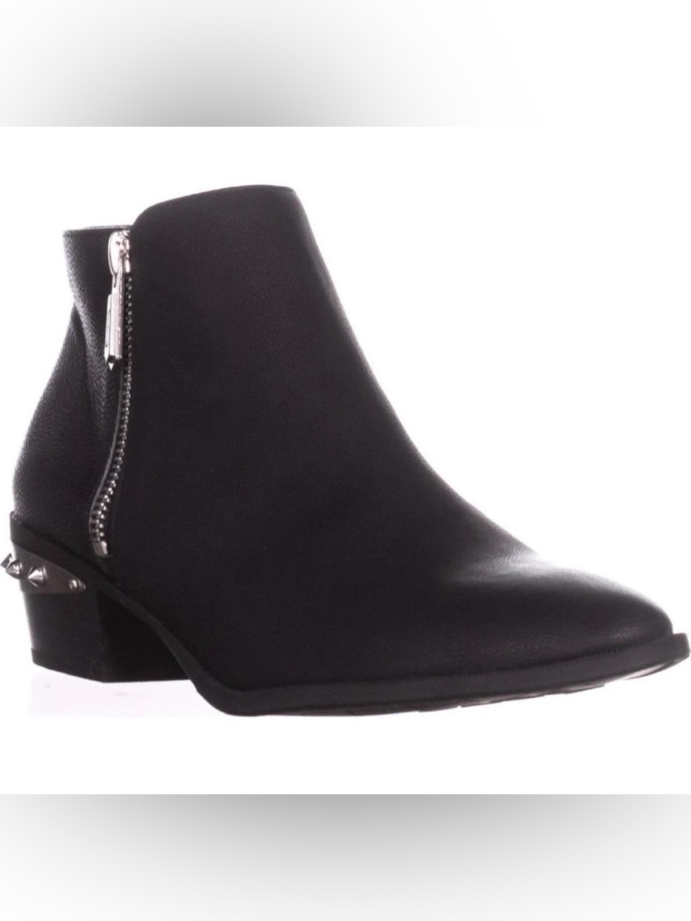 Revolve Sam Edelman Holt Black Leather Booties Ankle Boots 8